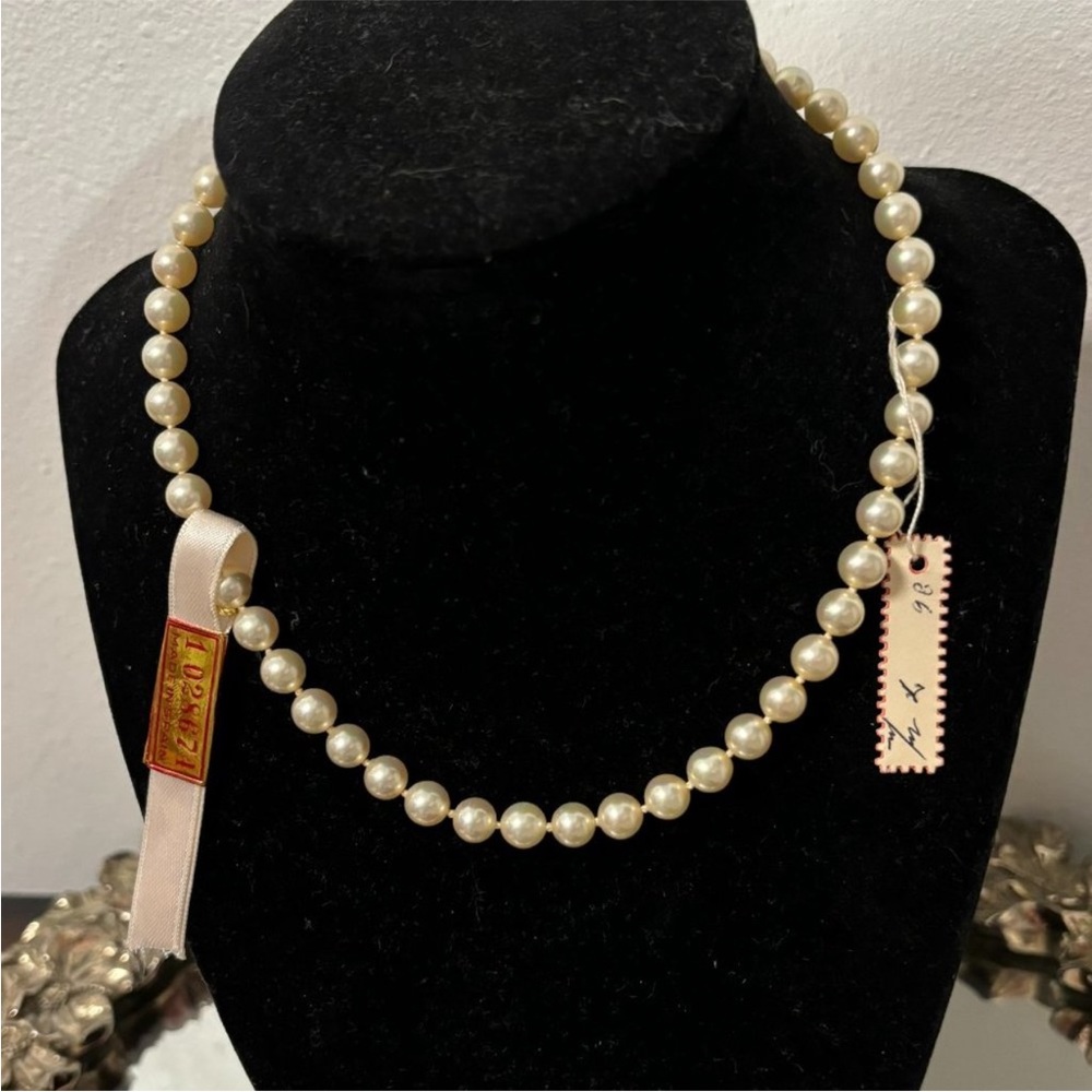 NWT Vintage Majorica Chocker Necklace